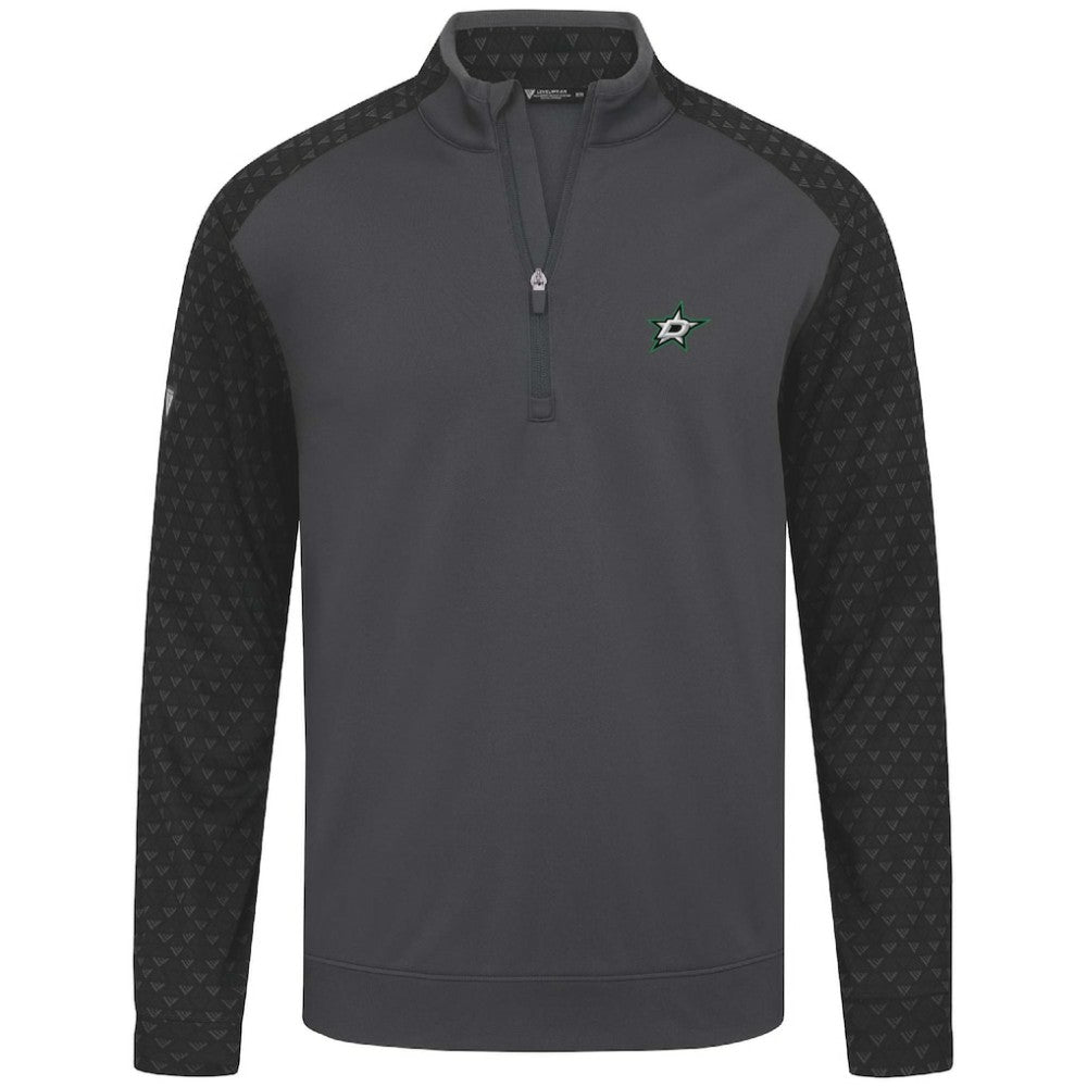Dallas Stars Levelwear Aztec Insignia Core Quarter-Zip Pullover Top - Charcoal | US 202038733