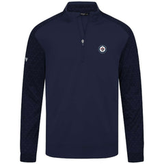 Winnipeg Jets Levelwear Aztec Insignia Core Quarter-Zip Pullover Top - Navy | US 202038736