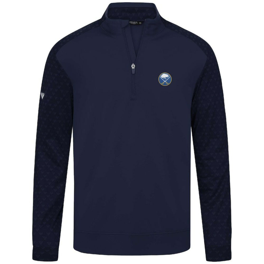 Buffalo Sabres Levelwear Aztec Insignia Core Quarter-Zip Pullover Top - Navy | US 202038743