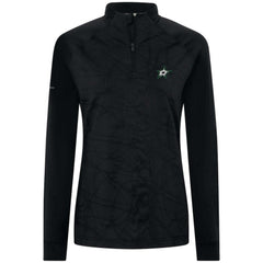 Dallas Stars Levelwear Women's Amethyst Insignia Core Quarter-Zip Jacket - Black | US 202038765