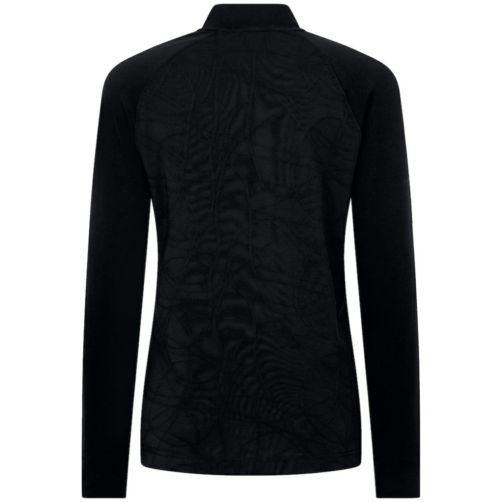 Dallas Stars Levelwear Women's Amethyst Insignia Core Quarter-Zip Jacket - Black | US 202038765