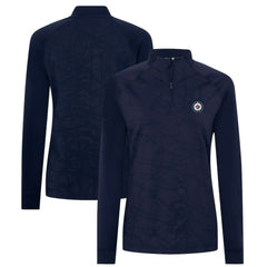 Winnipeg Jets Levelwear Women's Amethyst Insignia Core Quarter-Zip Jacket - Navy | US 202038768