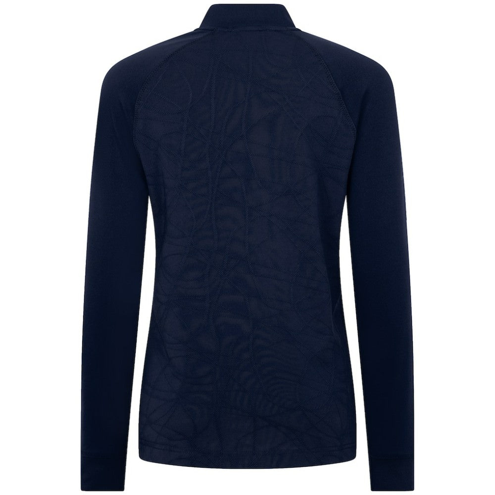 Winnipeg Jets Levelwear Women's Amethyst Insignia Core Quarter-Zip Jacket - Navy | US 202038768