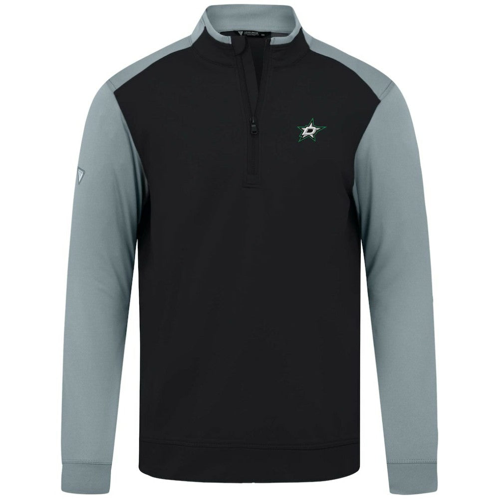 Dallas Stars Levelwear Bayou Insignia Core Quarter-Zip Pullover Top - Black | US 202038794