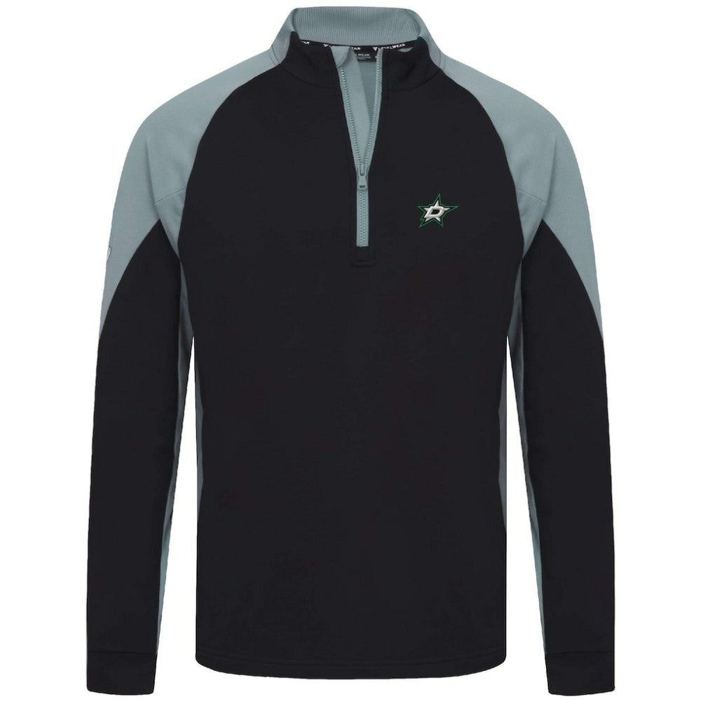 Dallas Stars Levelwear Cadet Insignia Core Quarter-Zip Pullover Top - Black | US 202038826