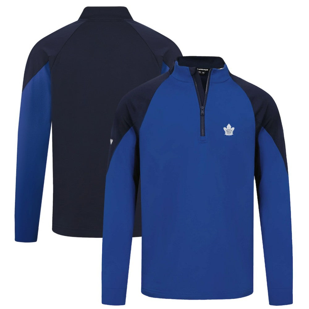 Toronto Maple Leafs Levelwear Cadet Insignia Core Quarter-Zip Pullover Top - Blue | US 202038843