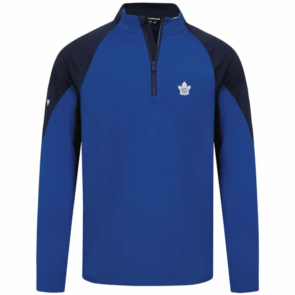 Toronto Maple Leafs Levelwear Cadet Insignia Core Quarter-Zip Pullover Top - Blue | US 202038843