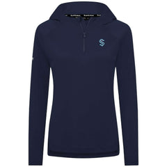 Seattle Kraken Levelwear Women's Raven Insignia Core Quarter-Zip Jacket - Deep Sea Blue | US 202038844