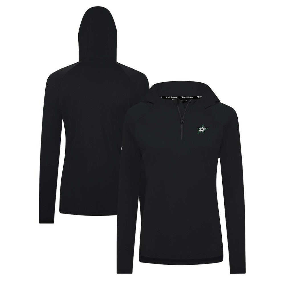 Dallas Stars Levelwear Women's Raven Insignia Core Quarter-Zip Jacket - Black | US 202038857