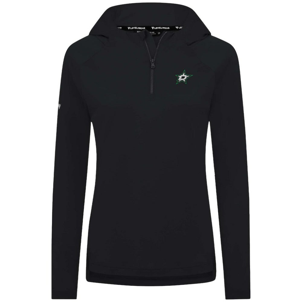 Dallas Stars Levelwear Women's Raven Insignia Core Quarter-Zip Jacket - Black | US 202038857