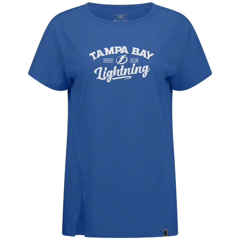 Tampa Bay Lightning Levelwear Women's Influx Ice Wall T-Shirt - Blue | US 202038884