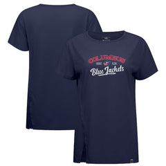 Columbus Blue Jackets Levelwear Women's Influx Ice Wall T-Shirt - Navy | US 202038886