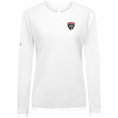 Florida Panthers Levelwear Women's Sequoia Primary Logo Long Sleeve T-Shirt - White | US 202038916