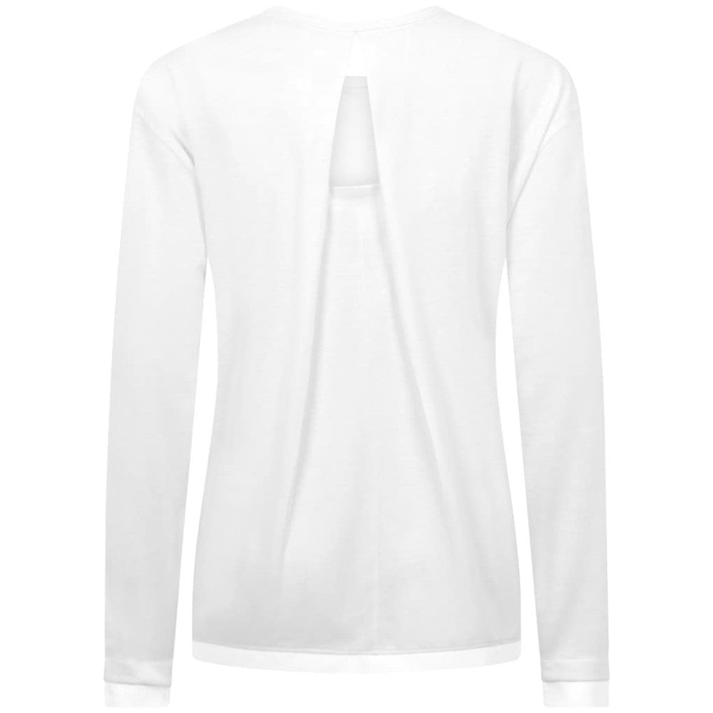 Montreal Canadiens Levelwear Women's Sequoia Primary Logo Long Sleeve T-Shirt - White | US 202038930