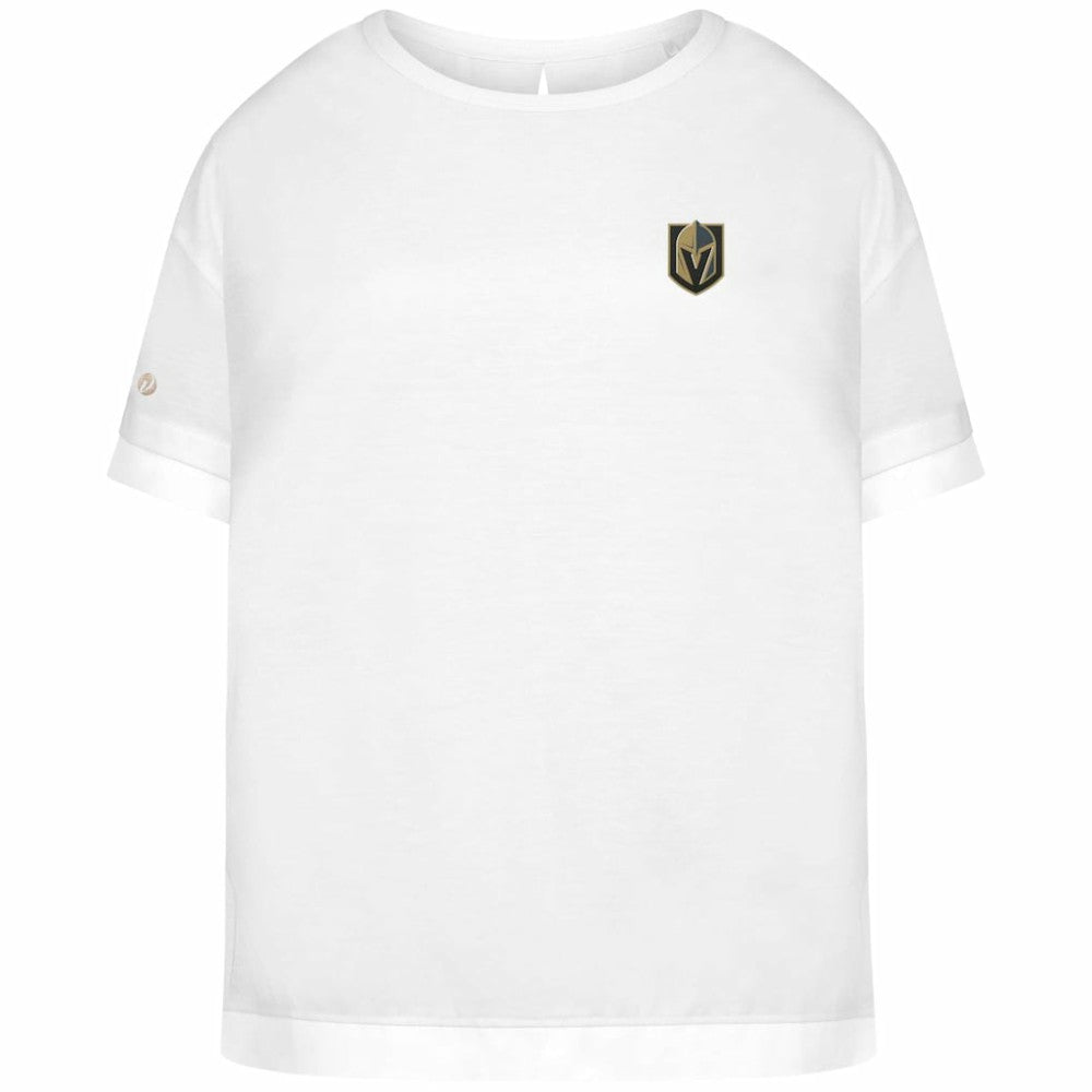 Vegas Golden Knights Levelwear Women's Tulip Primary Logo T-Shirt - White | US 202038966