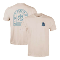 Seattle Kraken Levelwear Richmond Stained Glass T-Shirt - Khaki | US 202038968