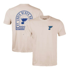 St. Louis Blues Levelwear Richmond Stained Glass T-Shirt - Khaki | US 202038973