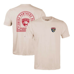Florida Panthers Levelwear Richmond Stained Glass T-Shirt - Khaki | US 202038977