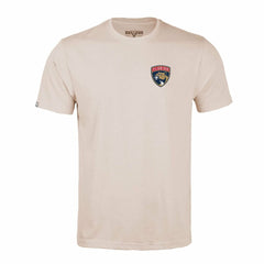 Florida Panthers Levelwear Richmond Stained Glass T-Shirt - Khaki | US 202038977