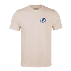 Tampa Bay Lightning Levelwear Richmond Stained Glass T-Shirt - Khaki | US 202038978
