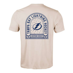 Tampa Bay Lightning Levelwear Richmond Stained Glass T-Shirt - Khaki | US 202038978