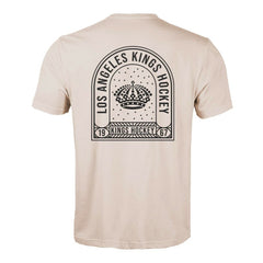 Los Angeles Kings Levelwear Richmond Stained Glass T-Shirt - Khaki | US 202038981