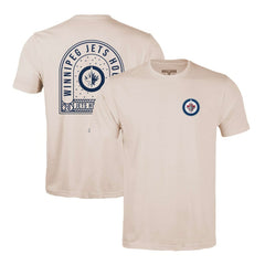 Winnipeg Jets Levelwear Richmond Stained Glass T-Shirt - Khaki | US 202038983