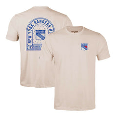 New York Rangers Levelwear Richmond Stained Glass T-Shirt - Khaki | US 202038987