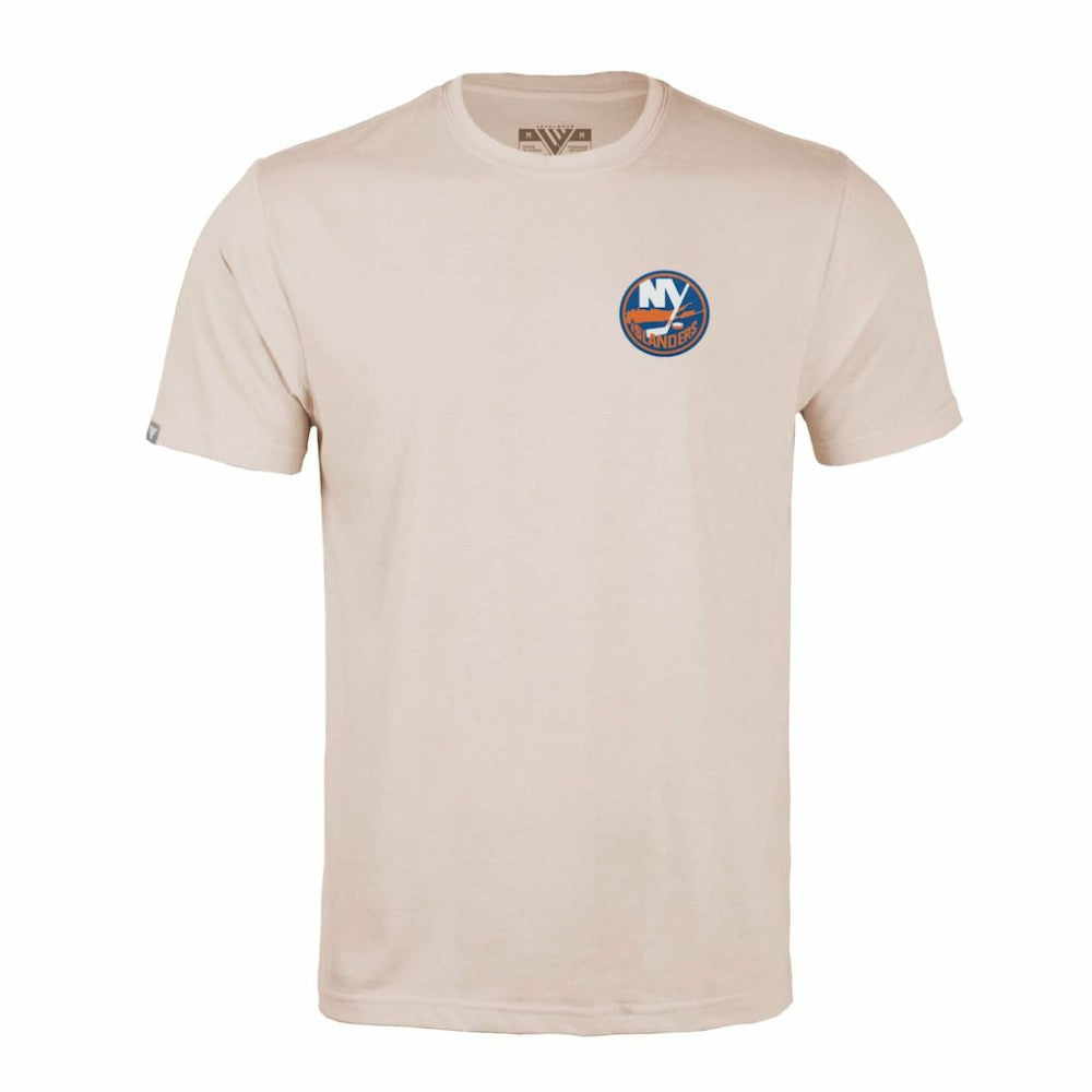 New York Islanders Levelwear Richmond Stained Glass T-Shirt - Khaki | US 202038989
