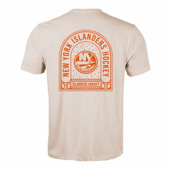 New York Islanders Levelwear Richmond Stained Glass T-Shirt - Khaki | US 202038989