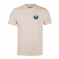 Buffalo Sabres Levelwear Richmond Stained Glass T-Shirt - Khaki | US 202038991