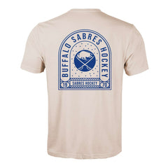 Buffalo Sabres Levelwear Richmond Stained Glass T-Shirt - Khaki | US 202038991