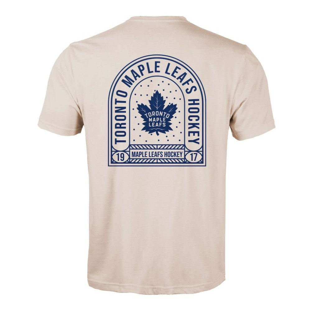 Toronto Maple Leafs Levelwear Richmond Stained Glass T-Shirt - Khaki | US 202038992