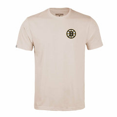 Boston Bruins Levelwear Richmond Stained Glass T-Shirt - Khaki | US 202038995
