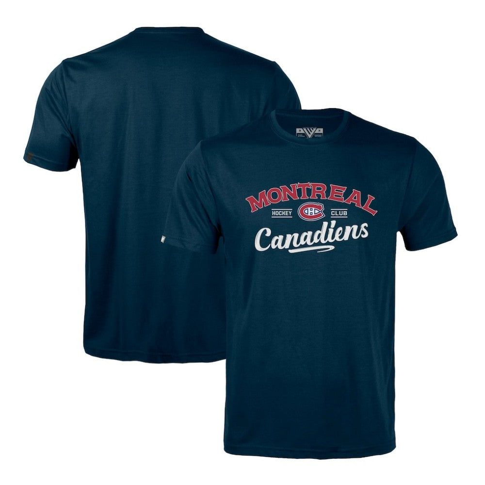 Montreal Canadiens Levelwear Richmond Ice Wall T-Shirt - Navy | US 202039009