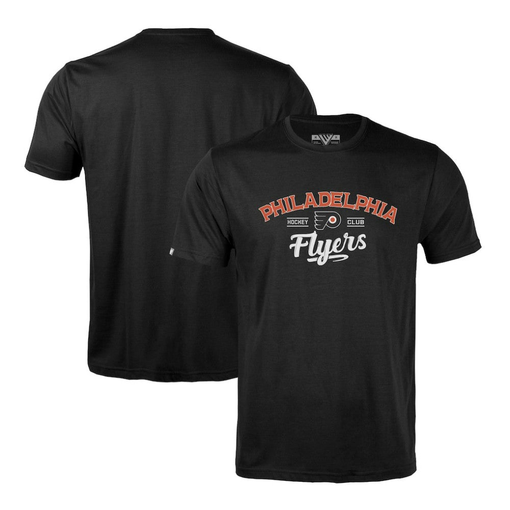 Philadelphia Flyers Levelwear Richmond Ice Wall T-Shirt - Black | US 202039018