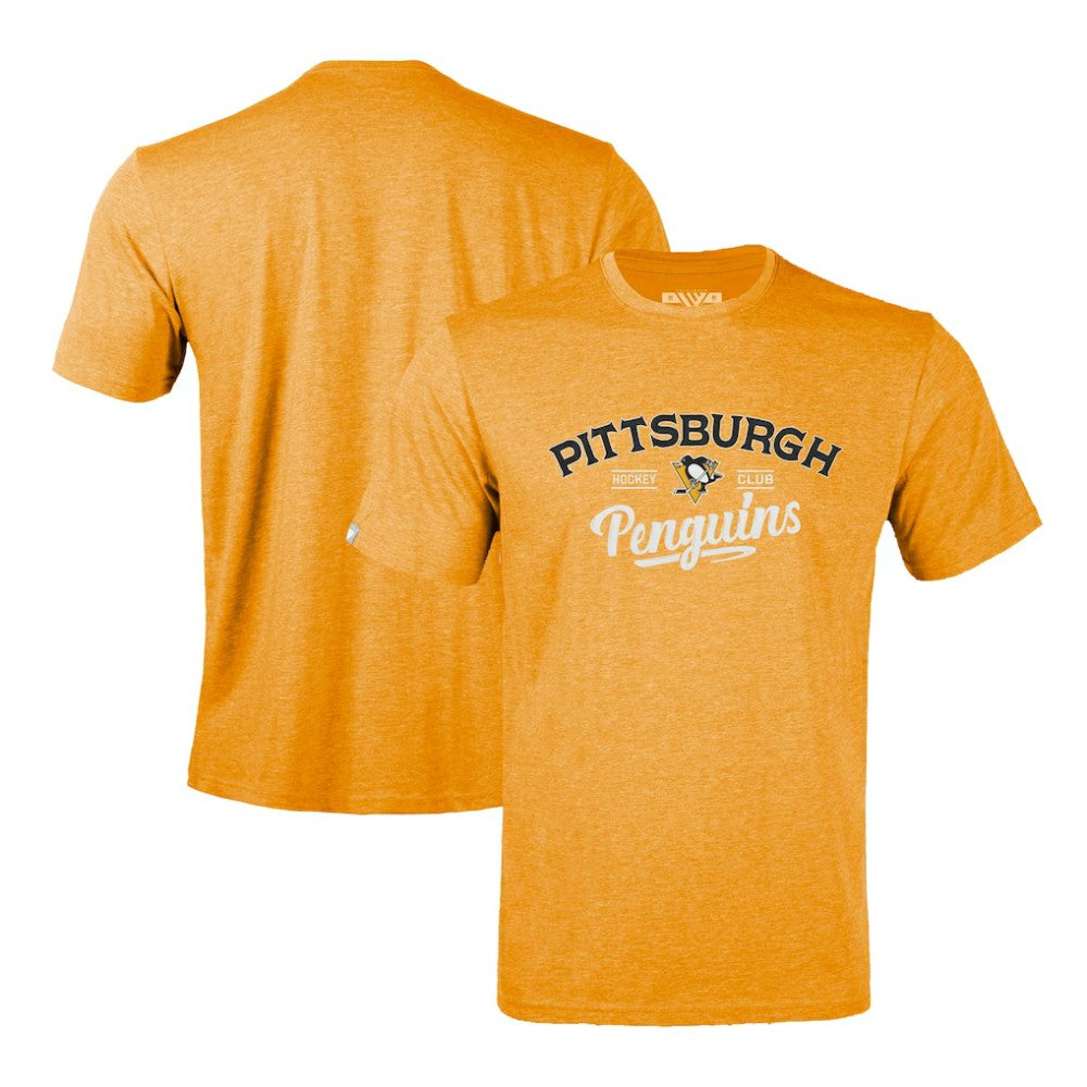 Pittsburgh Penguins Levelwear Richmond Ice Wall T-Shirt - Gold | US 202039027