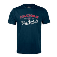 Columbus Blue Jackets Levelwear Richmond Ice Wall T-Shirt - Navy | US 202039029