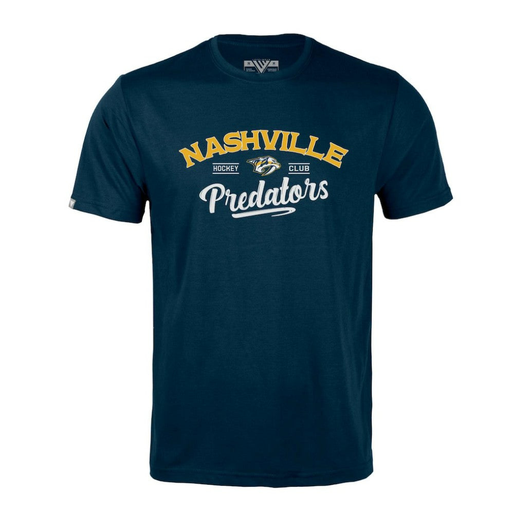 Nashville Predators Levelwear Richmond Ice Wall T-Shirt - Navy | US 202039034