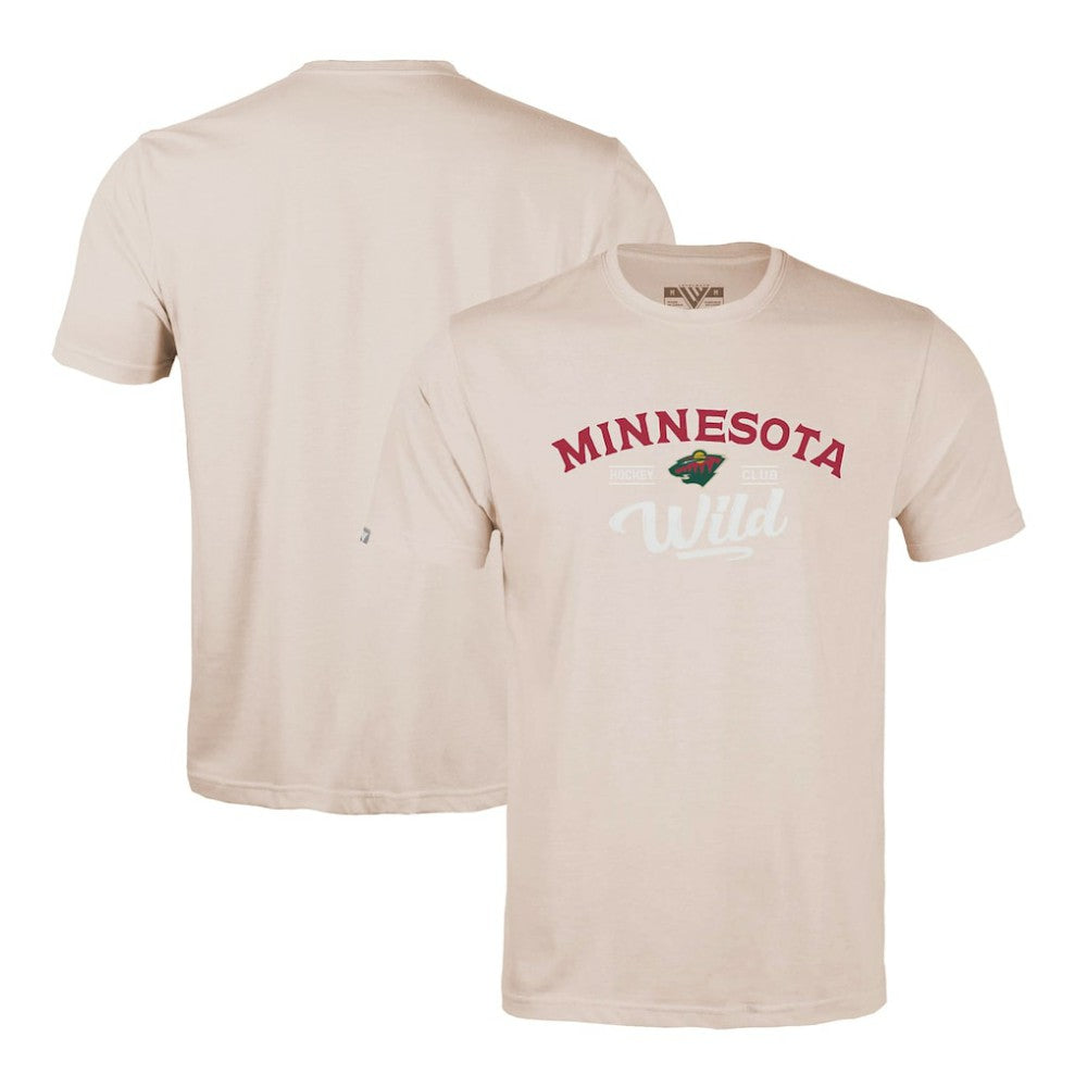 Minnesota Wild Levelwear Richmond Ice Wall T-Shirt - Khaki | US 202039035