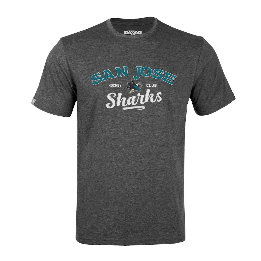 San Jose Sharks Levelwear Richmond Ice Wall T-Shirt - Gray | US 202039051