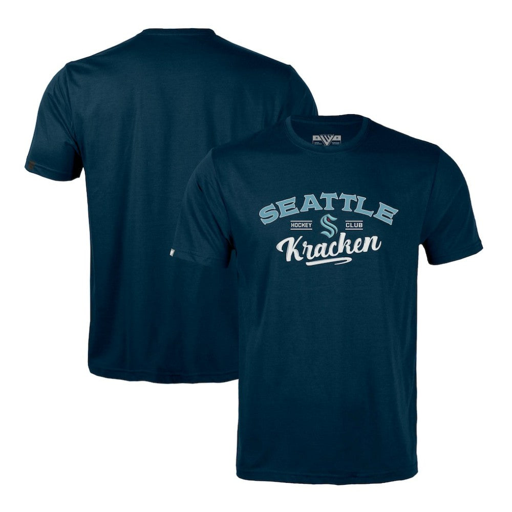 Seattle Kraken Levelwear Richmond Ice Wall T-Shirt - Deep Sea Blue | US 202039060