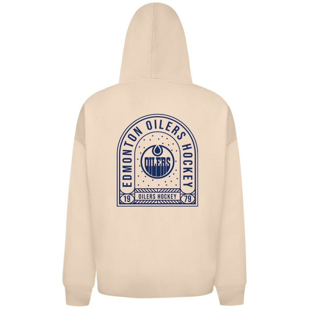Edmonton Oilers Levelwear Uphill Stained Glass Full-Zip Hoodie Jacket - Khaki | US 202039337