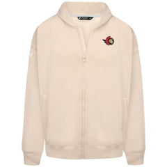 Ottawa Senators Levelwear Uphill Stained Glass Full-Zip Hoodie Jacket - Khaki | US 202039340