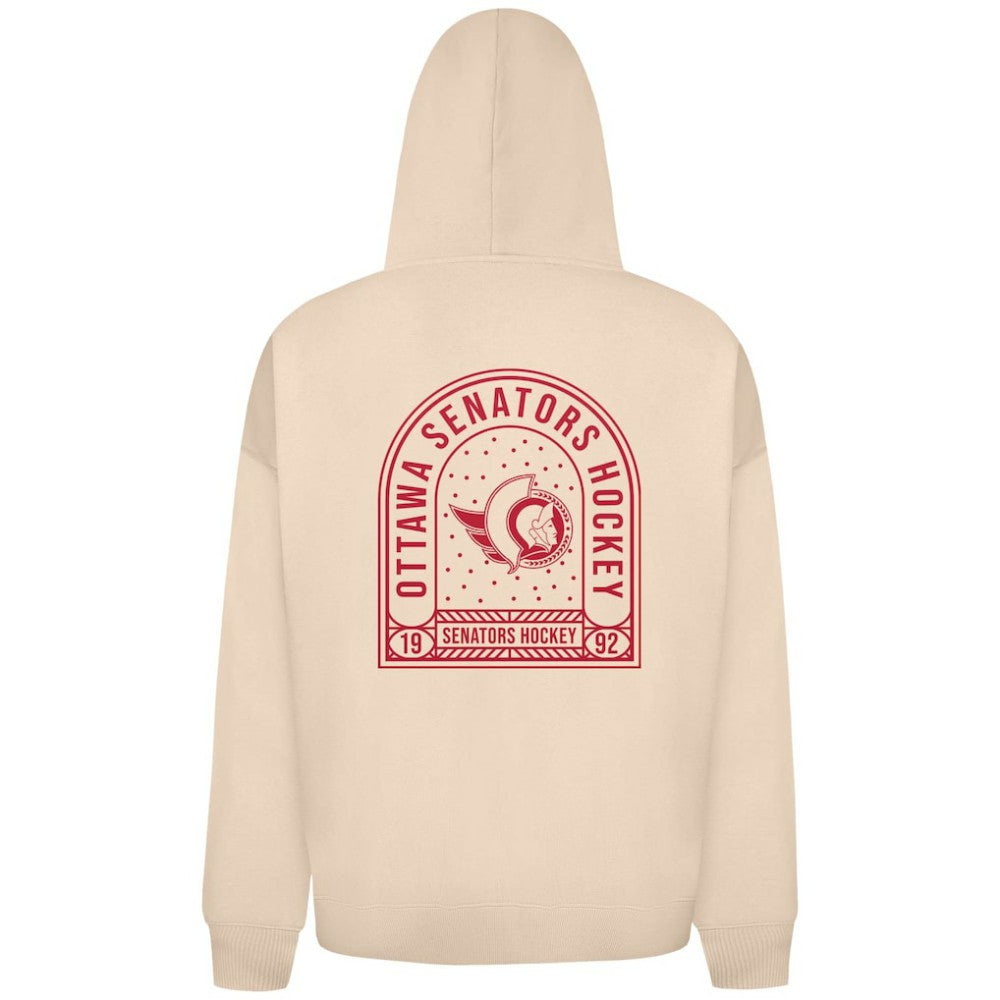 Ottawa Senators Levelwear Uphill Stained Glass Full-Zip Hoodie Jacket - Khaki | US 202039340