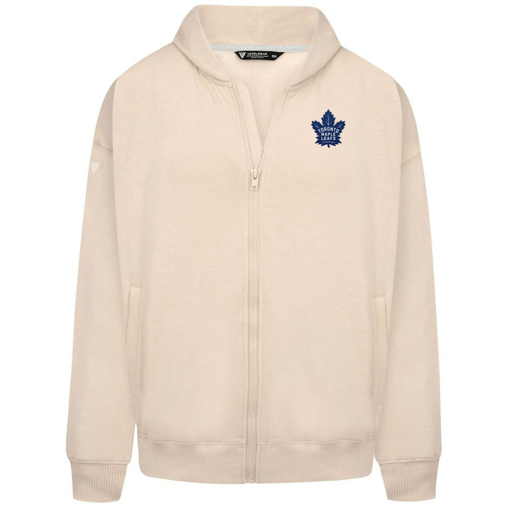 Toronto Maple Leafs Levelwear Uphill Stained Glass Full-Zip Hoodie Jacket - Khaki | US 202039341