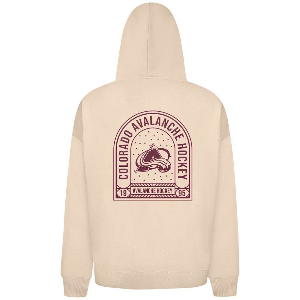 Colorado Avalanche Levelwear Uphill Stained Glass Full-Zip Hoodie Jacket - Khaki | US 202039346