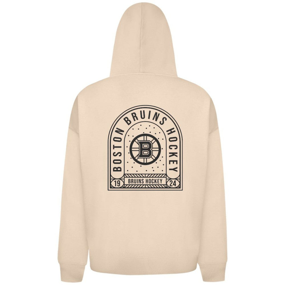 Boston Bruins Levelwear Uphill Stained Glass Full-Zip Hoodie Jacket - Khaki | US 202039348