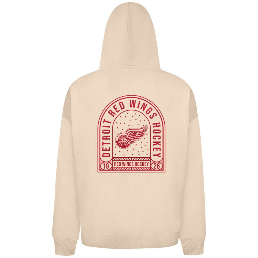 Detroit Red Wings Levelwear Uphill Stained Glass Full-Zip Hoodie Jacket - Khaki | US 202039349