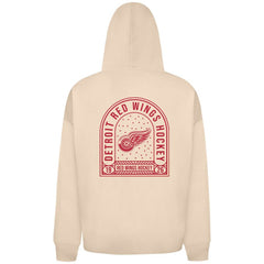 Detroit Red Wings Levelwear Uphill Stained Glass Full-Zip Hoodie Jacket - Khaki | US 202039349
